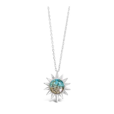 Jewelry Dune Jewelry  | The Sun Necklace – Long – Turquoise Gradient