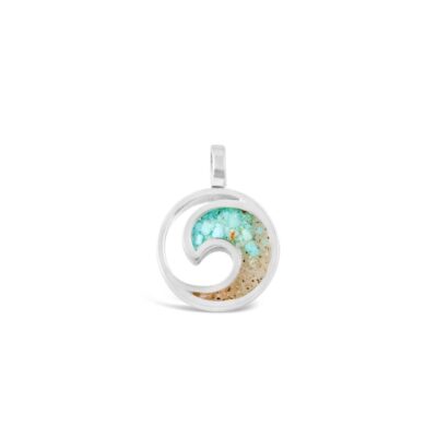 Home Accents Dune Jewelry Happiness Comes In Waves Book | Wave Charm – Turquoise Gradient