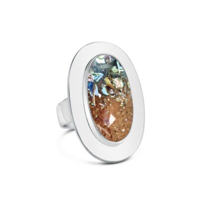 Jewelry Dune Jewelry  | Cocktail Ring – Abalone Gradient