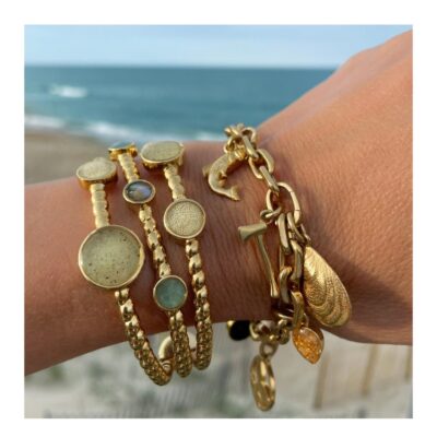 Jewelry Dune Jewelry  | Collectible Travel Treasures Charm Bracelet – 14K Gold Vermeil