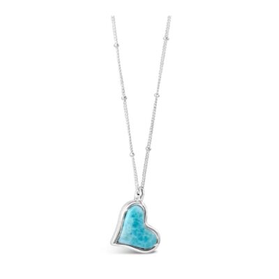 Jewelry Dune Jewelry  | Tilted Heart Necklace Larimar