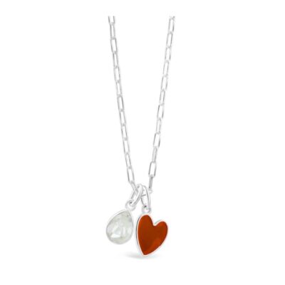 Jewelry Dune Jewelry  | Travel Treasures Customizable Red Heart Necklace Set