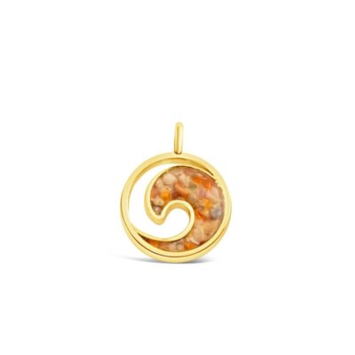 Home Accents Dune Jewelry Happiness Comes In Waves Book | Beach Charm – Wave – Gold