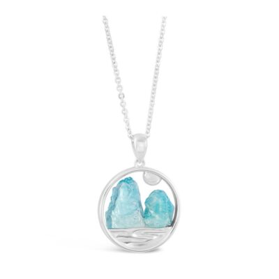 Jewelry Dune Jewelry  | Glacier Gem Mountain Bay Necklace – Aquamarine
