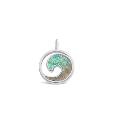 Home Accents Dune Jewelry Happiness Comes In Waves Book | Beach Charm – Wave – Turquoise Gradient
