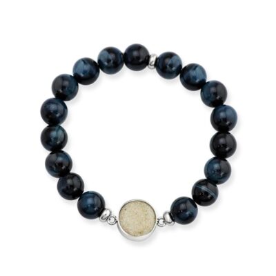 Jewelry Dune Jewelry  | Men’S Beaded Bracelet – Blue Tiger Eye