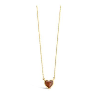 Jewelry Dune Jewelry  | Delicate Dune Heart Necklace – 14K Gold Vermeil