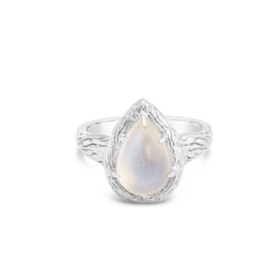 Jewelry Dune Jewelry  | Moonstone Teardrop Ring By Camille Kostek