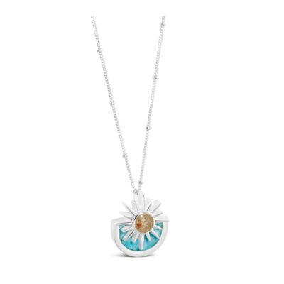 Jewelry Dune Jewelry  | Sun Splash Necklace Larimar And Sand