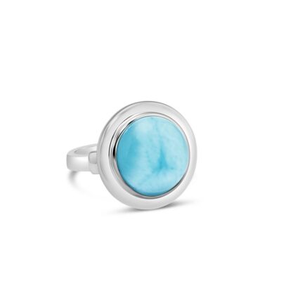 Jewelry Dune Jewelry  | Neptune Cocktail Ring – Larimar