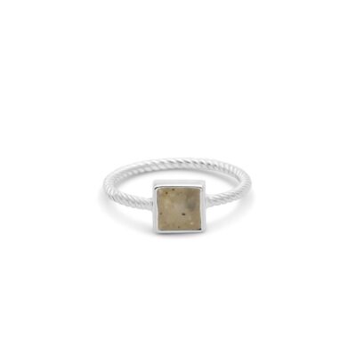 Jewelry Dune Jewelry  | Rope Stacker Ring – Square