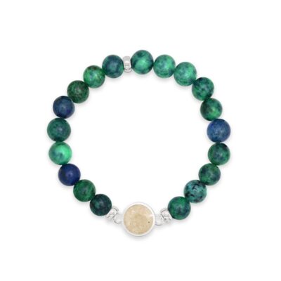 Jewelry Dune Jewelry  | Round Beaded Bracelet – Azurite