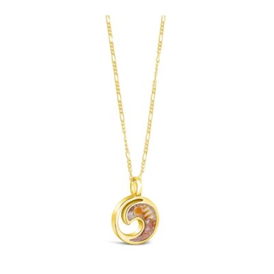 Jewelry Dune Jewelry  | Wave Necklace – 14K Gold Vermeil