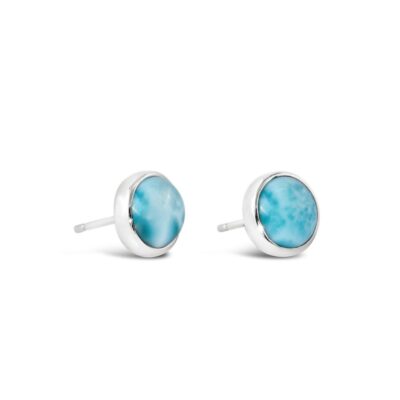 Jewelry Dune Jewelry  | Round Stud Earrings Larimar