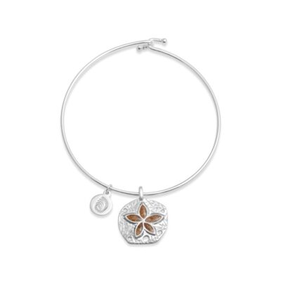 Jewelry Dune Jewelry  | Natural Sand Dollar Bangle – Petite