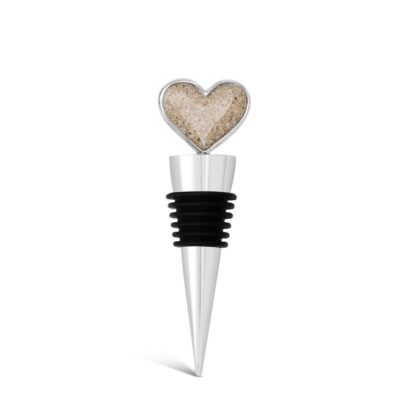 Home Accents Dune Jewelry Wine Stoppers | Heart Wine Stopper