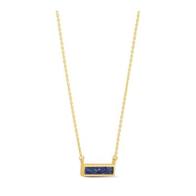 Jewelry Dune Jewelry  | Delicate Dune Bar Necklace – 14K Gold Vermeil