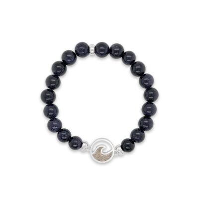 Jewelry Dune Jewelry  | Cresting Wave Beaded Bracelet – Blue Sandstone