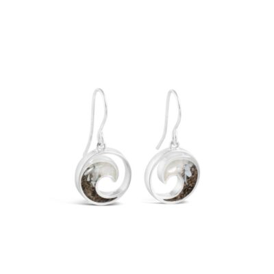 Jewelry Dune Jewelry  | Wave Drop Earrings – Mother Of Pearl Gradient