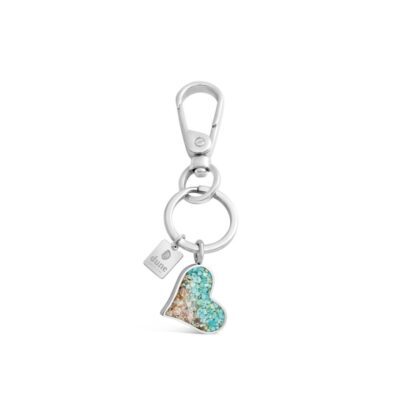 Home Accents Dune Jewelry Key Chains | Keychain And Bag Charm – Heart – Turquoise Gradient