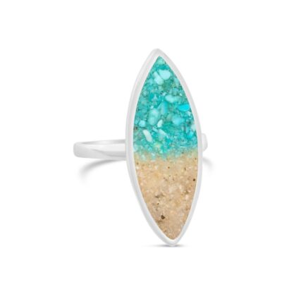 Jewelry Dune Jewelry  | Luxe Marquise Ring – Turquoise Gradient