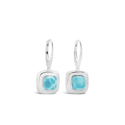 Jewelry Dune Jewelry  | Cushion Cut Nautical Earrings – Larimar