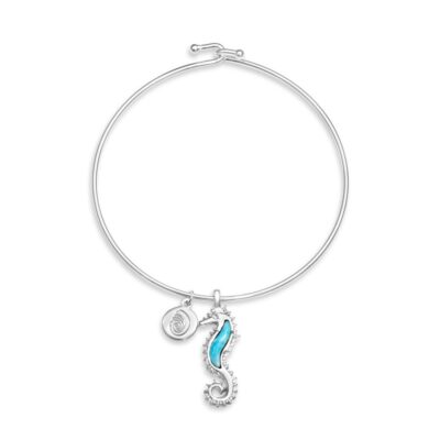 Jewelry Dune Jewelry  | Seahorse Bangle Larimar