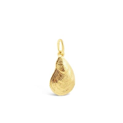 Jewelry Dune Jewelry  | Collectible Travel Treasures Mussel Shell Charm – 14K Gold Vermeil