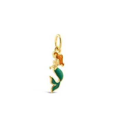 Jewelry Dune Jewelry  | Collectible Travel Treasures Mermaid Charm – 14K Gold Vermeil