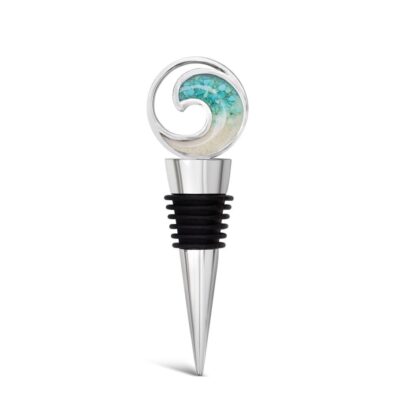 Jewelry Dune Jewelry  | Wave Wine Stopper – Turquoise Gradient