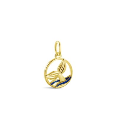 Jewelry Dune Jewelry  | Collectible Travel Treasures Whale’S Tail Charm – 14K Gold Vermeil