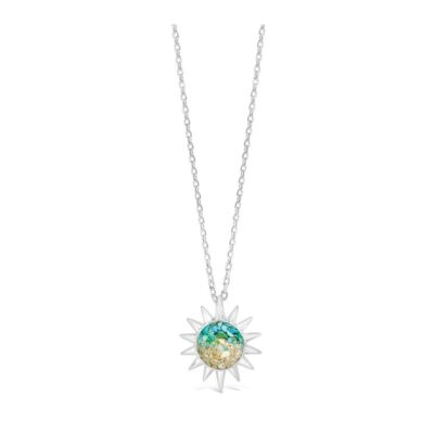 Jewelry Dune Jewelry  | The Sun Necklace – Short – Turquoise Gradient