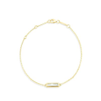 Jewelry Dune Jewelry  | Delicate Dune Bar Bracelet – 14K Gold Vermeil