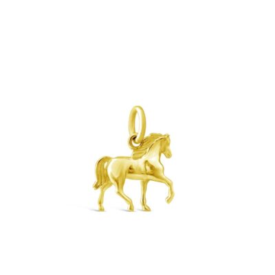 Jewelry Dune Jewelry  | Collectible Travel Treasures Horse Charm – 14K Gold Vermeil