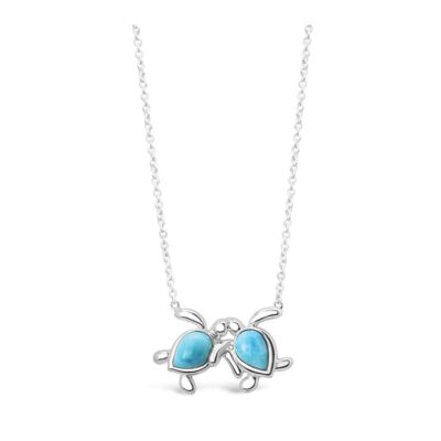 Jewelry Dune Jewelry  | Best Friends Turtle Necklace Larimar