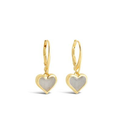 Jewelry Dune Jewelry  | Sand Jewel Leverback Earrings – Heart – 14K Gold Vermeil