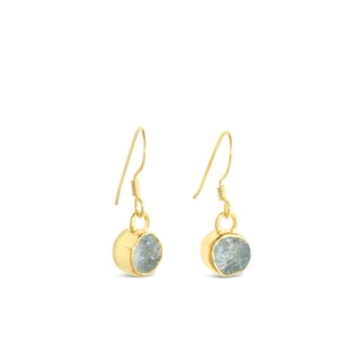 Jewelry Dune Jewelry  | Blue Lagoon Aquamarine Drop Earrings By Camille Kostek – 14K Gold Vermeil