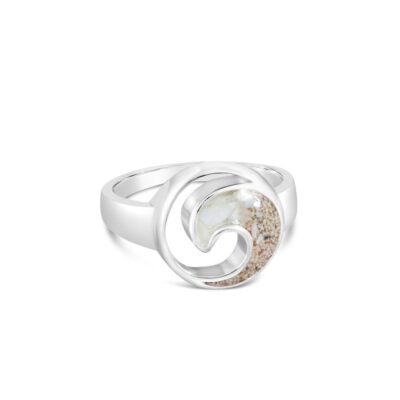 Jewelry Dune Jewelry  | Wave Ring – Mother Of Pearl Gradient