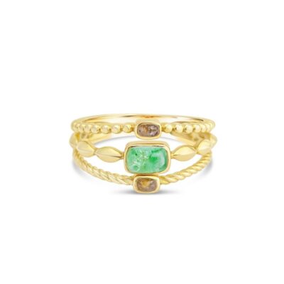 Jewelry Dune Jewelry  | Boho Stack Ring – 14K Gold