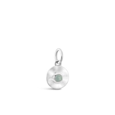 Jewelry Dune Jewelry  | Collectible Travel Treasures Aquamarine Disc Charm