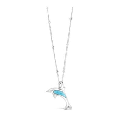 Jewelry Dune Jewelry  | Dolphin Necklace Larimar